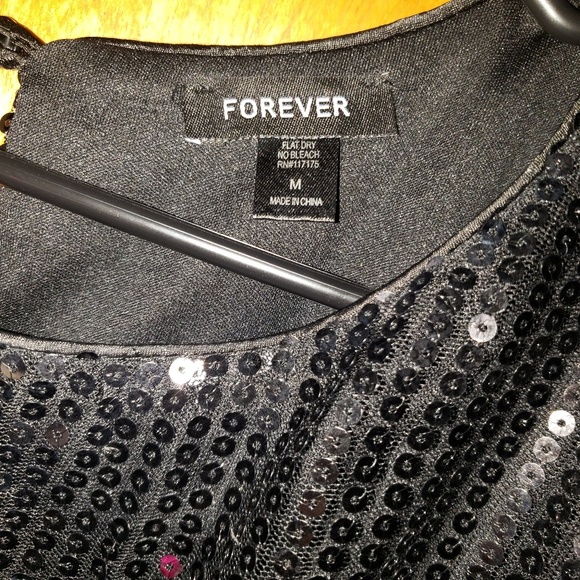 🎉Black Sequin Dress | Sz M - Picture 3 of 3